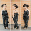 Summer clothing set for little girls, cotton, sleeveless, with belt, fashionable, for children from 2 to 7 years