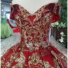 Luxury Gold Sequin Ball Gown Quinceanera dresses Lace Appliqued Party Dress sweetheart Sparkle Sweet 16 vestidos de 15 años