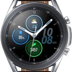 SAMSUNG Galaxy Watch 3 (45mm, GPS, Bluetooth) Smart Watch with Advanced Health Monitoring, Fitness Tracking, and Long lasting Battery - Mystic Silver (US Version)