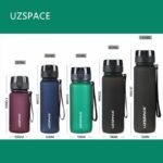 UZSPACE 350ml Plastic Water Bottle Leak Proof Drinkware BPA Free for Kids Children School