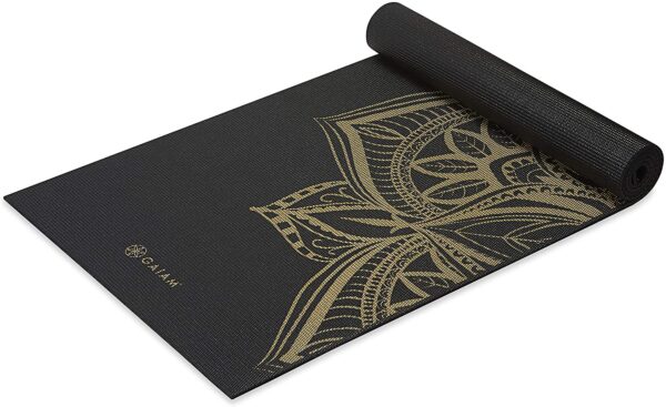 Gaiam Yoga Mat - Premium 6mm Print Extra Thick Non Slip Exercise & Fitness Mat for All Types of Yoga, Pilates & Floor Workouts (68"L x 24"...