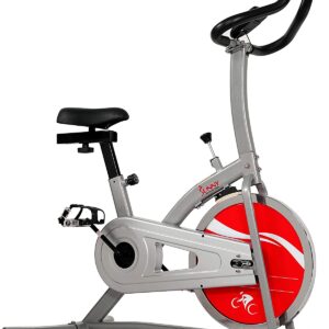 Sunny Health & Fitness Indoor Cycling Exercise Stationary Bike with Digital Monitor
