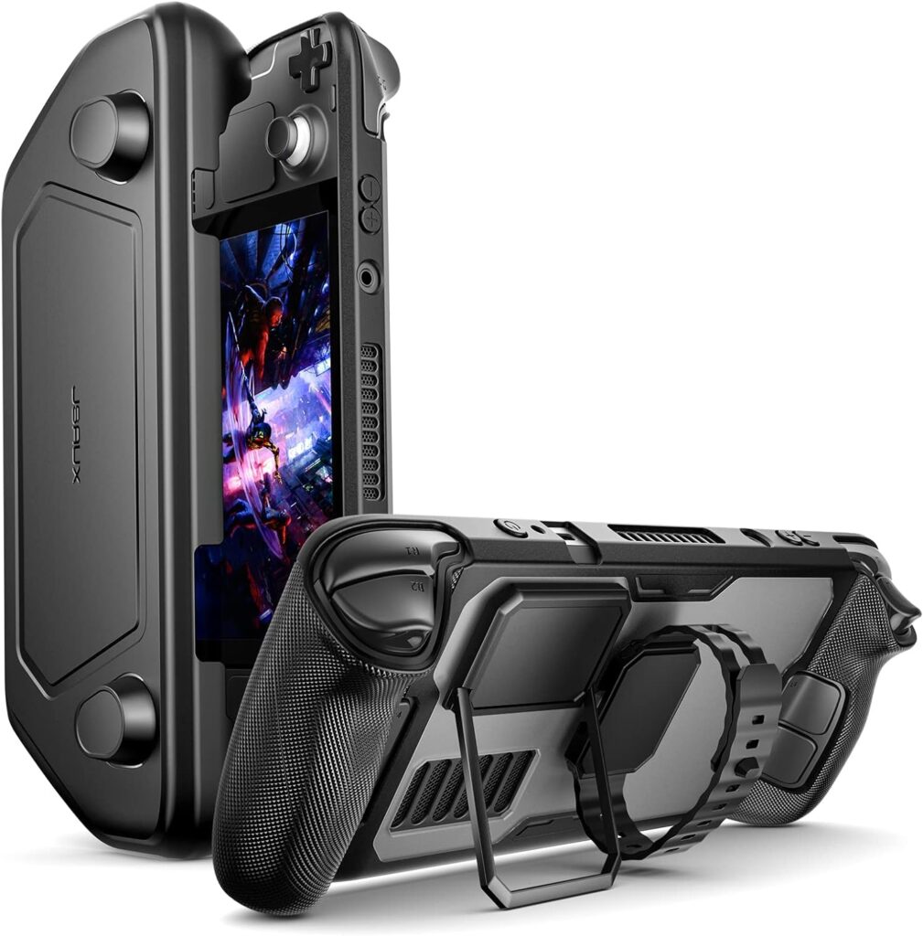 JSAUX PC0104 ModCase Compatible with Steam Deck, Steam Deck Case Comprehensive Protection Include Detachable Front Shell, Body Protective Shell, Metal...